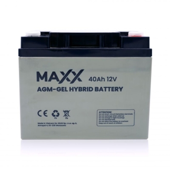 Akumulator AGM-GEL HYBRYDOWY MAXX 40Ah [197*165*172*172]